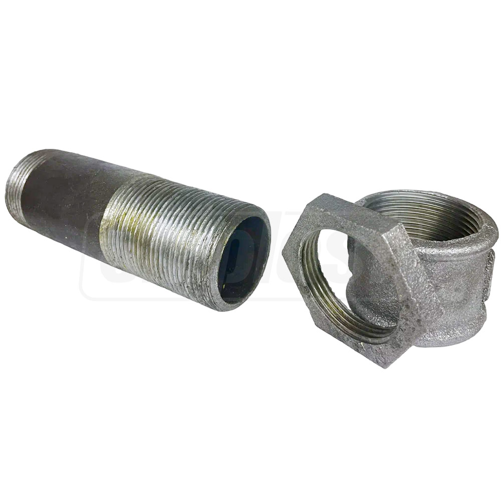 Сгон стальной в комплекте D. 1" L=130 мм SK (RU)