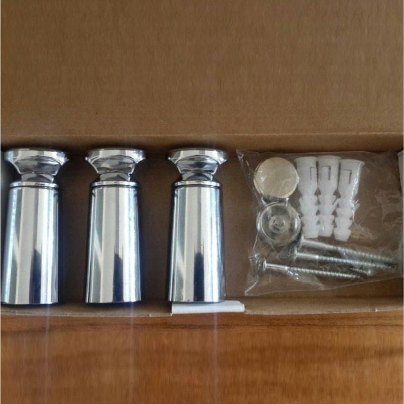 Set din 3 fixage pentru uscator (crom)  RADIVA