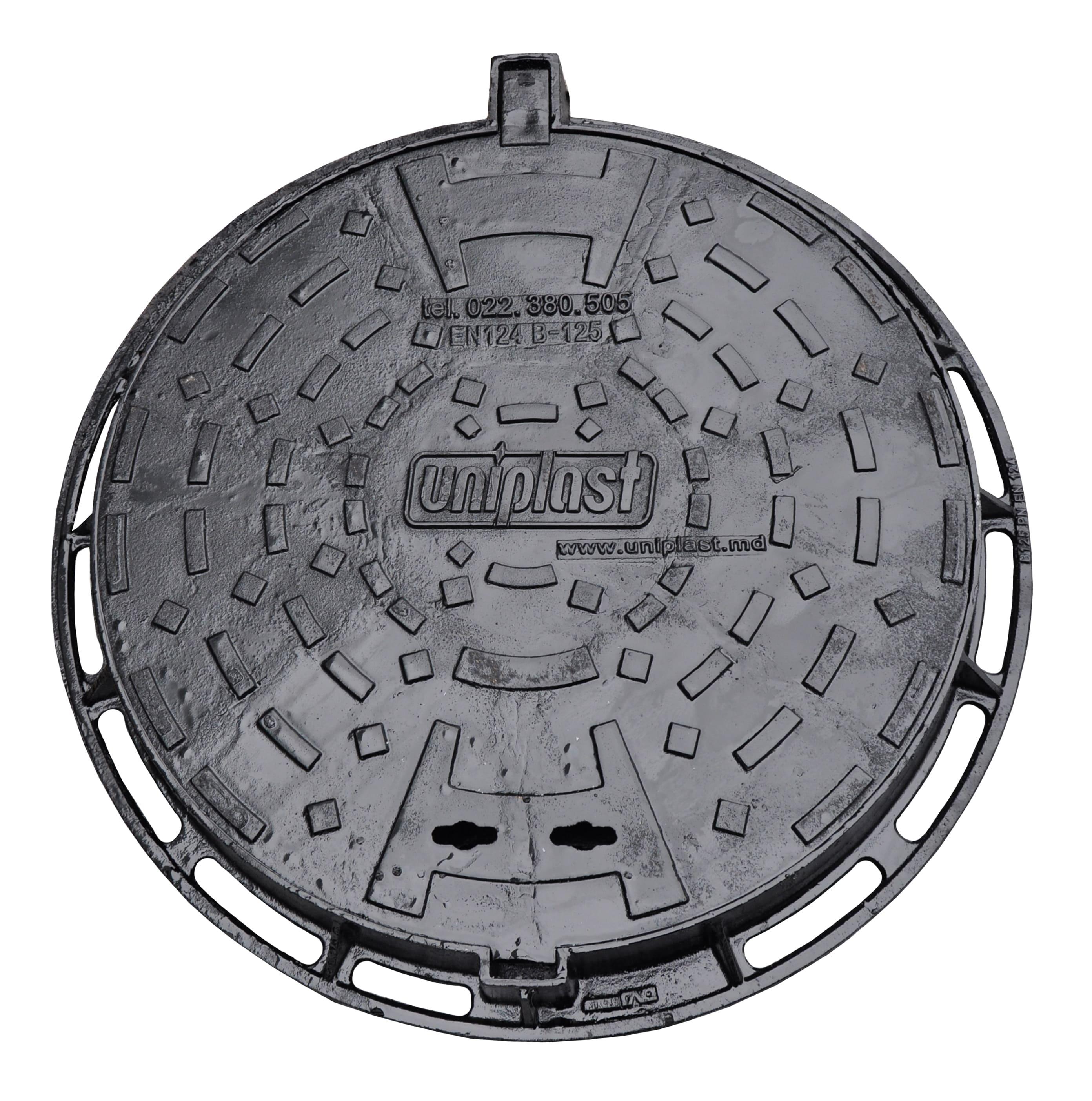 Capac din fonta D.600 EN-124 B125 34 kg (640x750x65 mm)