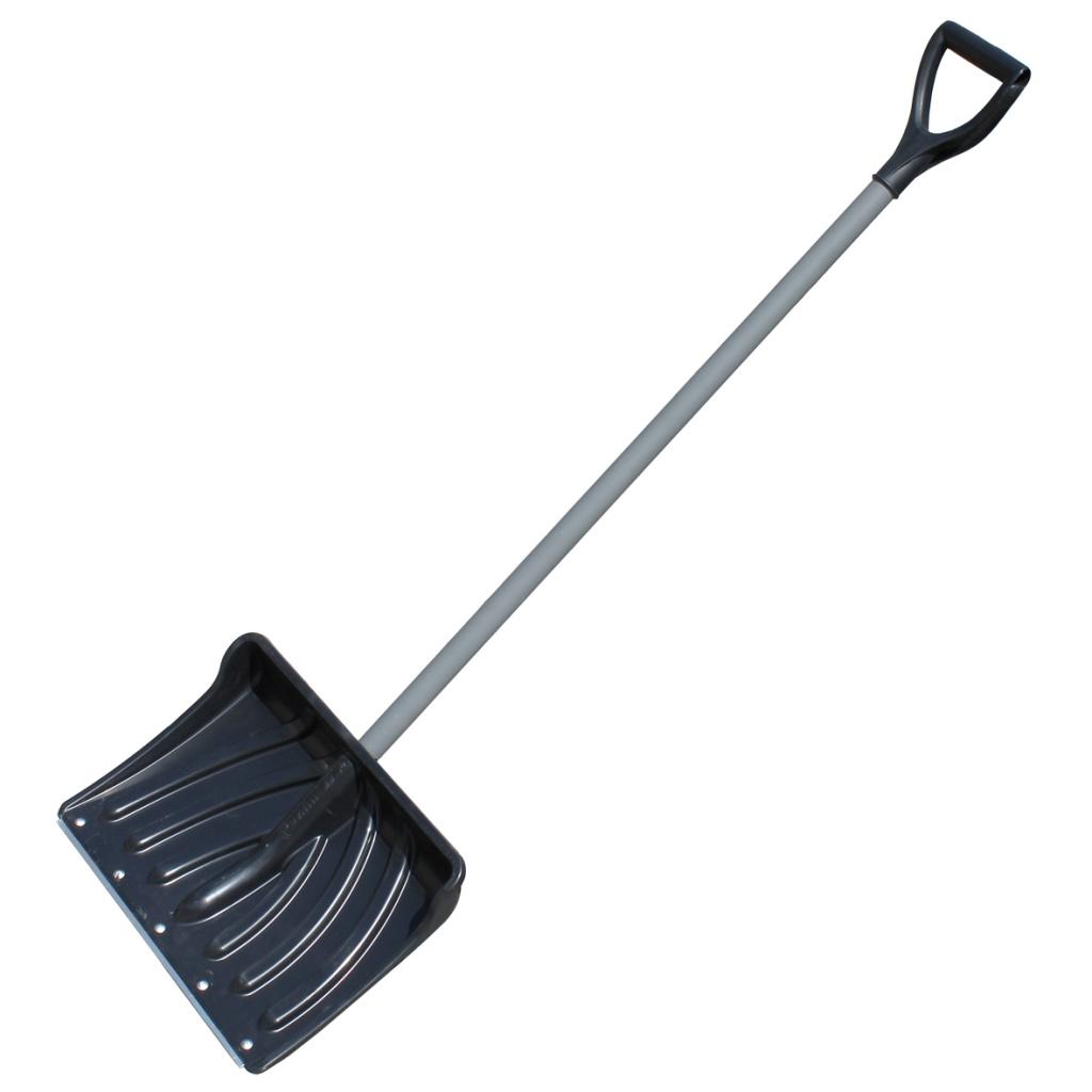 Lopata pentru zapada 80 x 45 cm din plastic, cu coada metalica