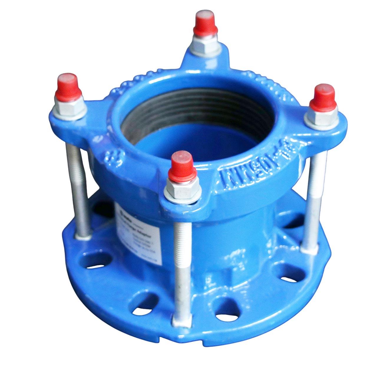 Adaptor flansa fonta larga toleranta pentru tevi otel/fonta D.100 (109-128) PN10 (8 gauri)  WATO