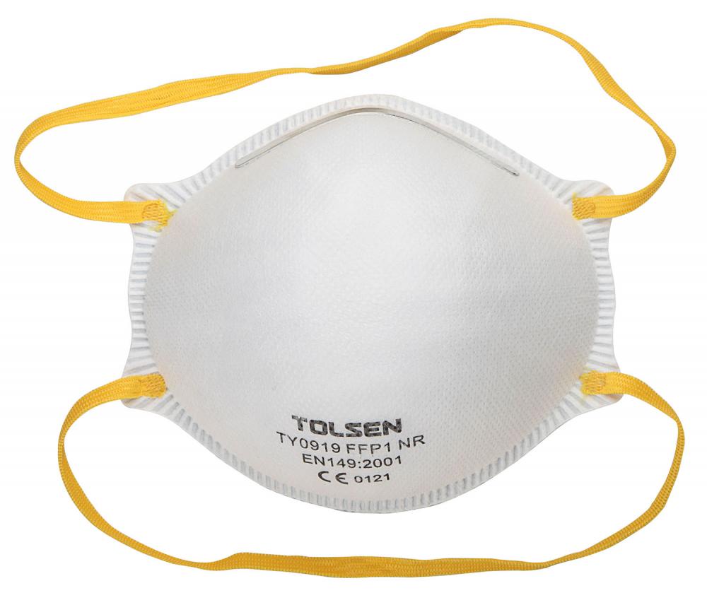 Set masca antipraf 3 piese, brida reglabila  TOLSEN