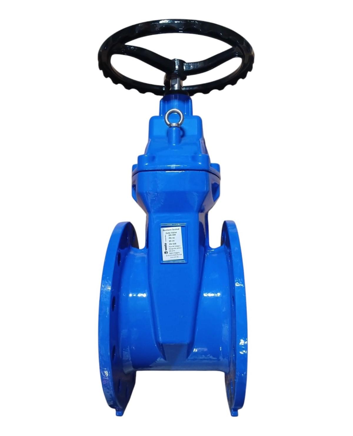 Vana fonta D.200 PN16 pana cauciucata EN558 (Serie 14) (L=230 mm) (12 gauri)  WATO