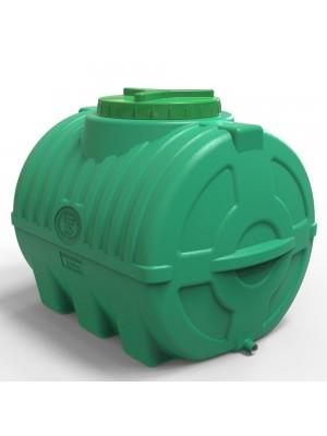 Rezervor apa 200 L orizontal, oval (verde) cu stut D. 1/2" (triplu strat) 85x61x67 cm