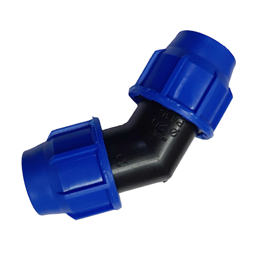 Cot compresiune egal D. 20 x 20 x 45° / 10  PLASTICA ALFA