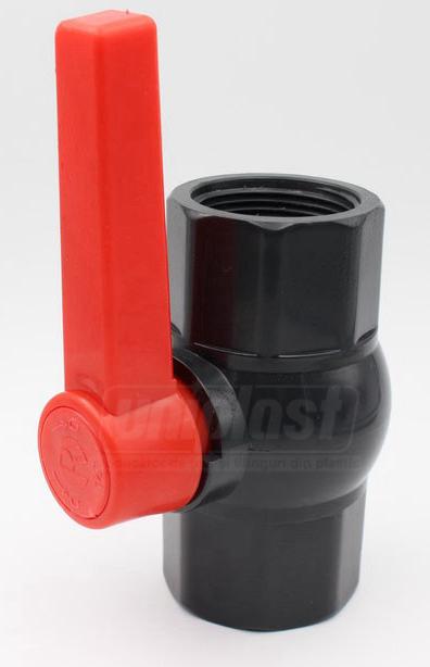 Robinet PP cu bila D. 2.1/2" FI/FI 075 PKV F20 (ISKO) PN3