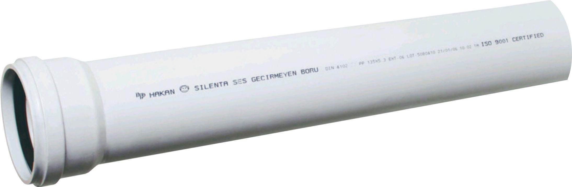 Труба ПП D.110 L=3 м / 5,3 мм Silenta Premium®  HAKAN +GF+