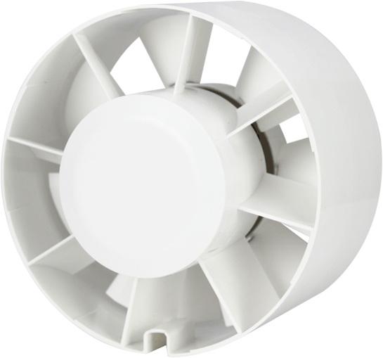Вентилятор канальный осевой D.125 E-EXTRA EK125T + таймер - 150 м³/ч  EUROPLAST