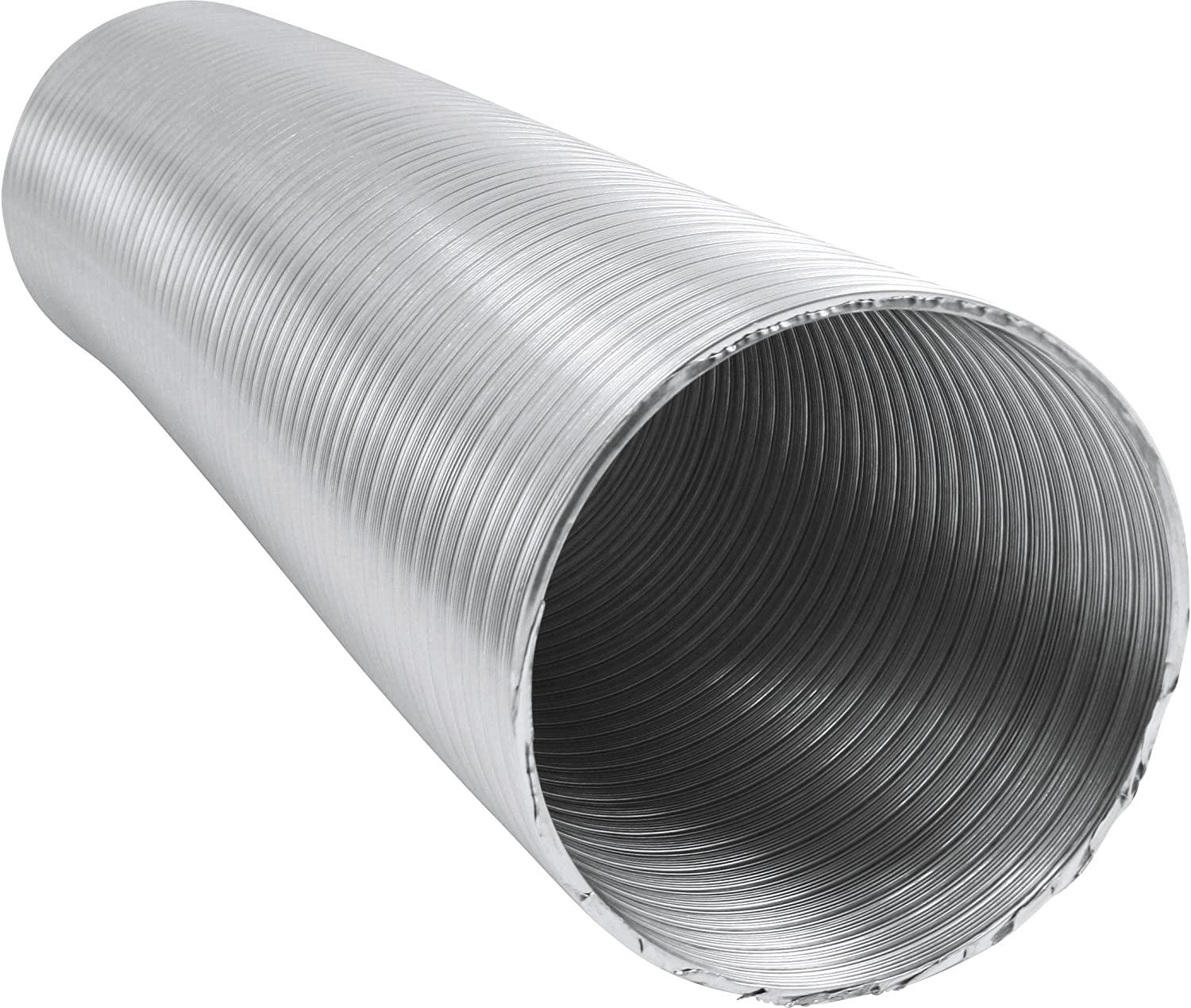 Tub ventilatie flexibil, gofrat D.120 L=1.5 m aluminiu (alb) G120B-1.5  EUROPLAST