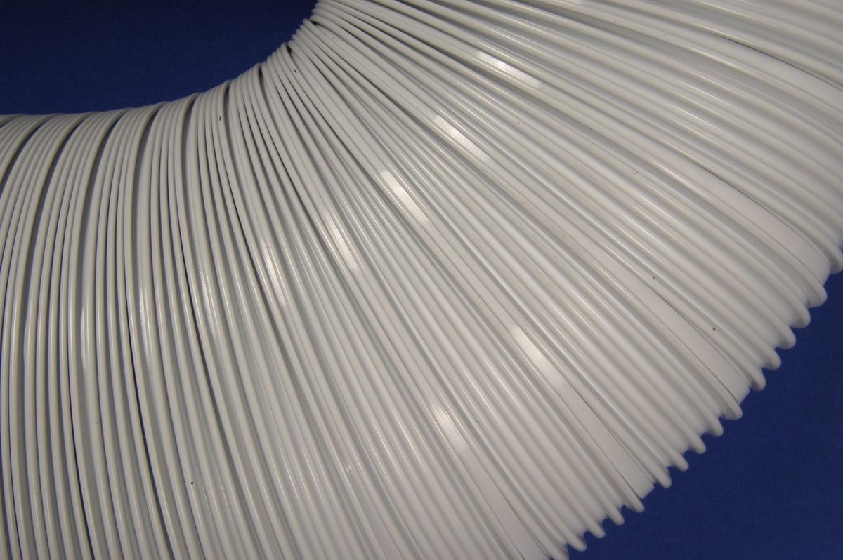 Tub ventilatie flexibil, gofrat D.120 L=1.5 m aluminiu (alb) G120B-1.5  EUROPLAST