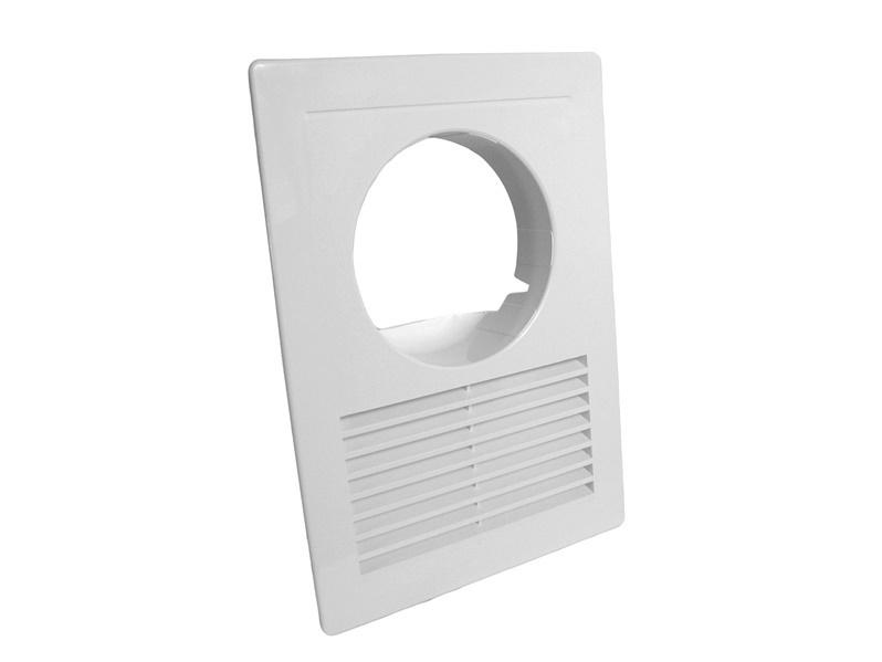Rama aerisire, pentru ventilatie, cu orificiu de admisie D.120-125 / 250 x 180 NA12  EUROPLAST