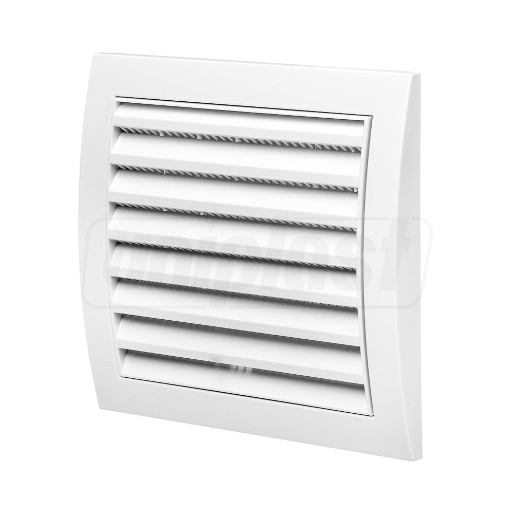 Grila ventilatie plastic patrata 190 x 190 mm N12  EUROPLAST