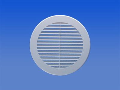Решетка вентиляционная пластиковая круглая D.100 VR100  EUROPLAST