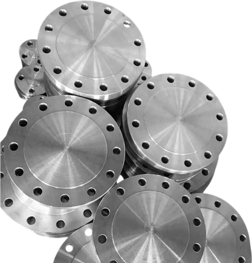 Фланец стальной глухой D.200 PN16 DIN (12 отверстий) RF