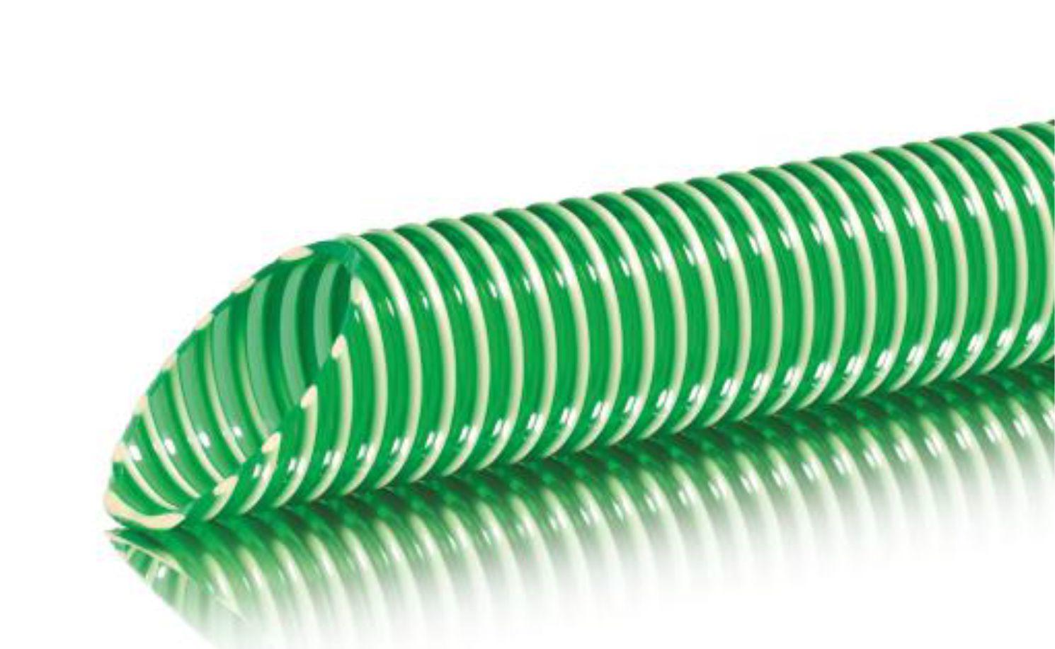 Furtun absorbtie D. 63 AGRO-FLEX (verde, spiralat)  FITT