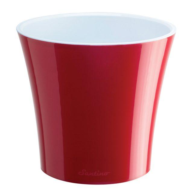 Ghiveci ARTE 3.5 L (rosu-alb)