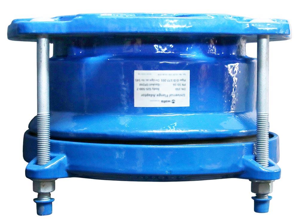 Adaptor flansa fonta larga toleranta pentru tevi otel/fonta/PE D.250 (242-268) PN10 (12 gauri)  WATO