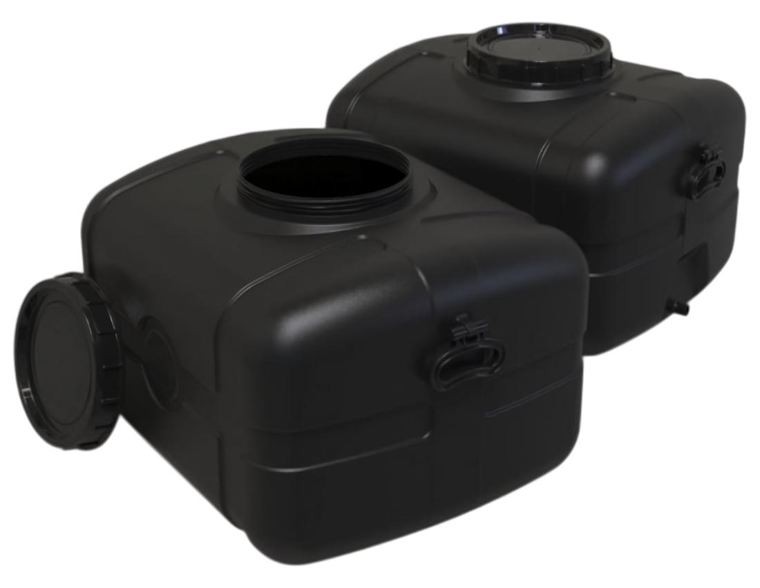 Rezervor uz tehnic  85 L orizontal (negru) (77x38x41 cm) EP