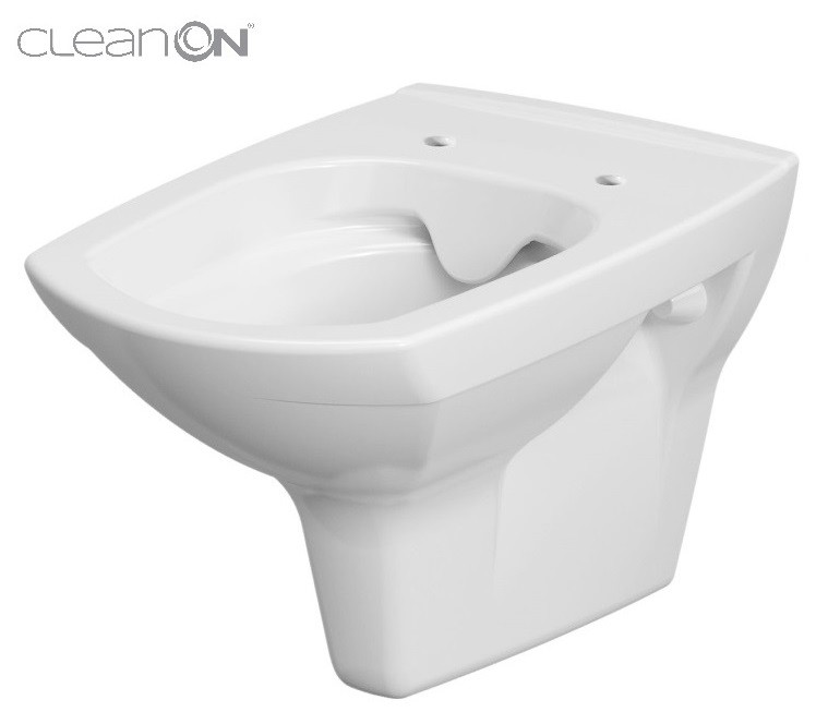 Compact 3-6 L cu alimentare inferioara Carina Slim Clean On, cu capac duroplast (94486)  CERSANIT