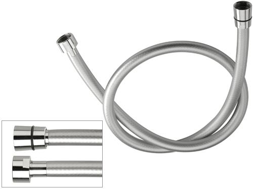 Furtun de dus L=1.5 m plastic (conic, culoare argint) 332CNMTR150  REMER