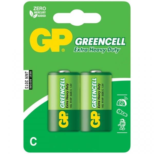 Baterie  1.5V Greencell 14G-2UE2 (14G-U2) (2 buc.)  GP