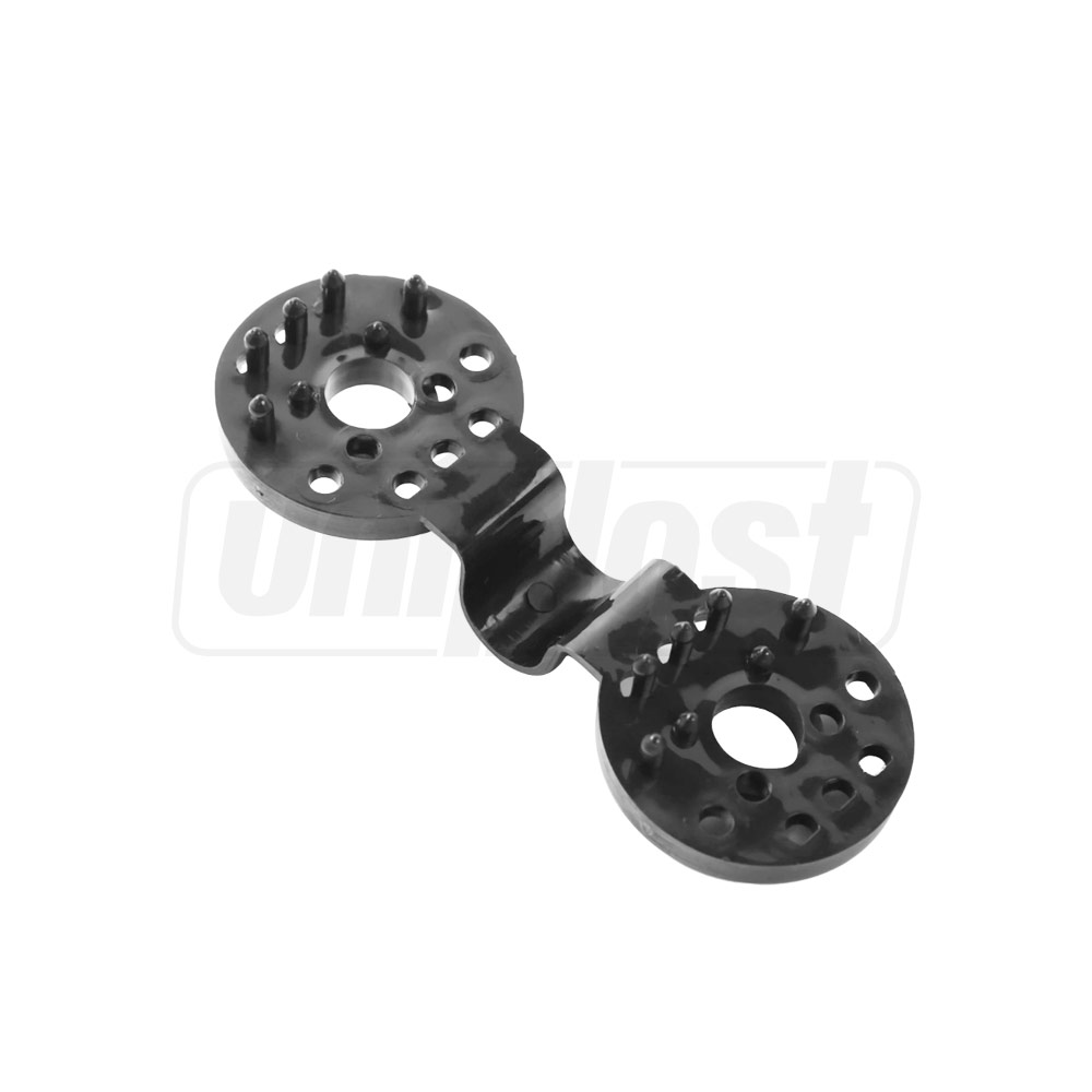 Клипса для затеняющей сетки пластиковая круглая черная