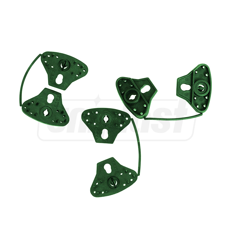Clips plastic pentru plasa umbrire verde triunghiular