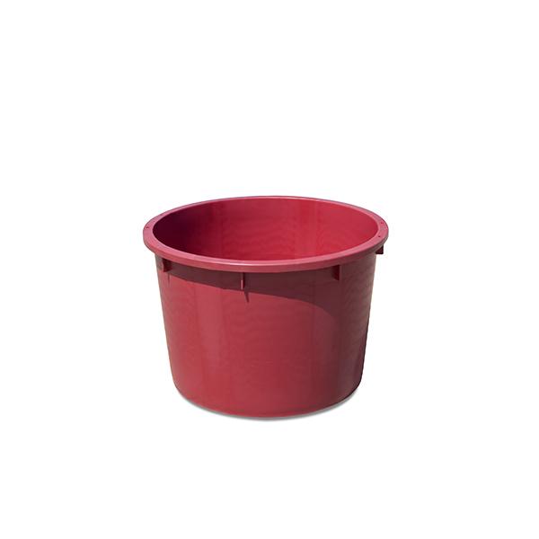 Cada pentru vin fara capac  220 L 80x54H cm (rosie)  STP