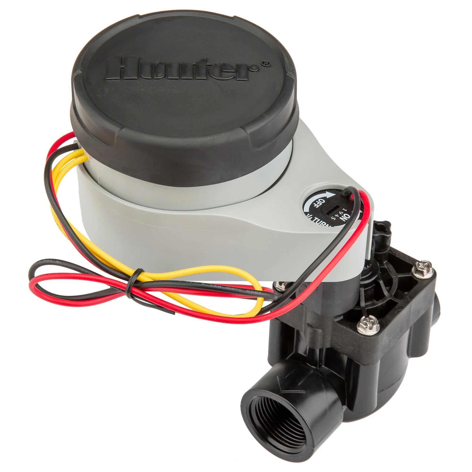 Controller irigatii cu baterie, 22 V, 1 zona NODE-100-Valve-B cu vana PGV  HUNTER