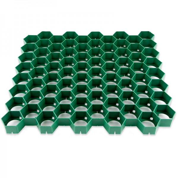 Gratar PE pentru protectia gazonului 39.5x39.5 cm H=40 mm verde