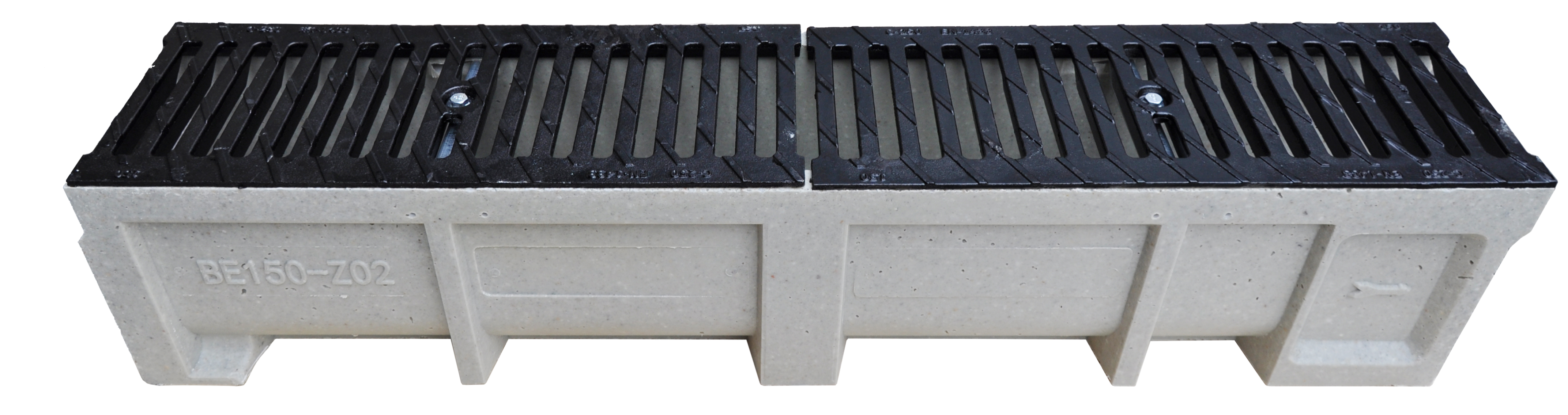 Gratar fonta canalizare cu rigola beton 1000x200x200 mm EN124 C250