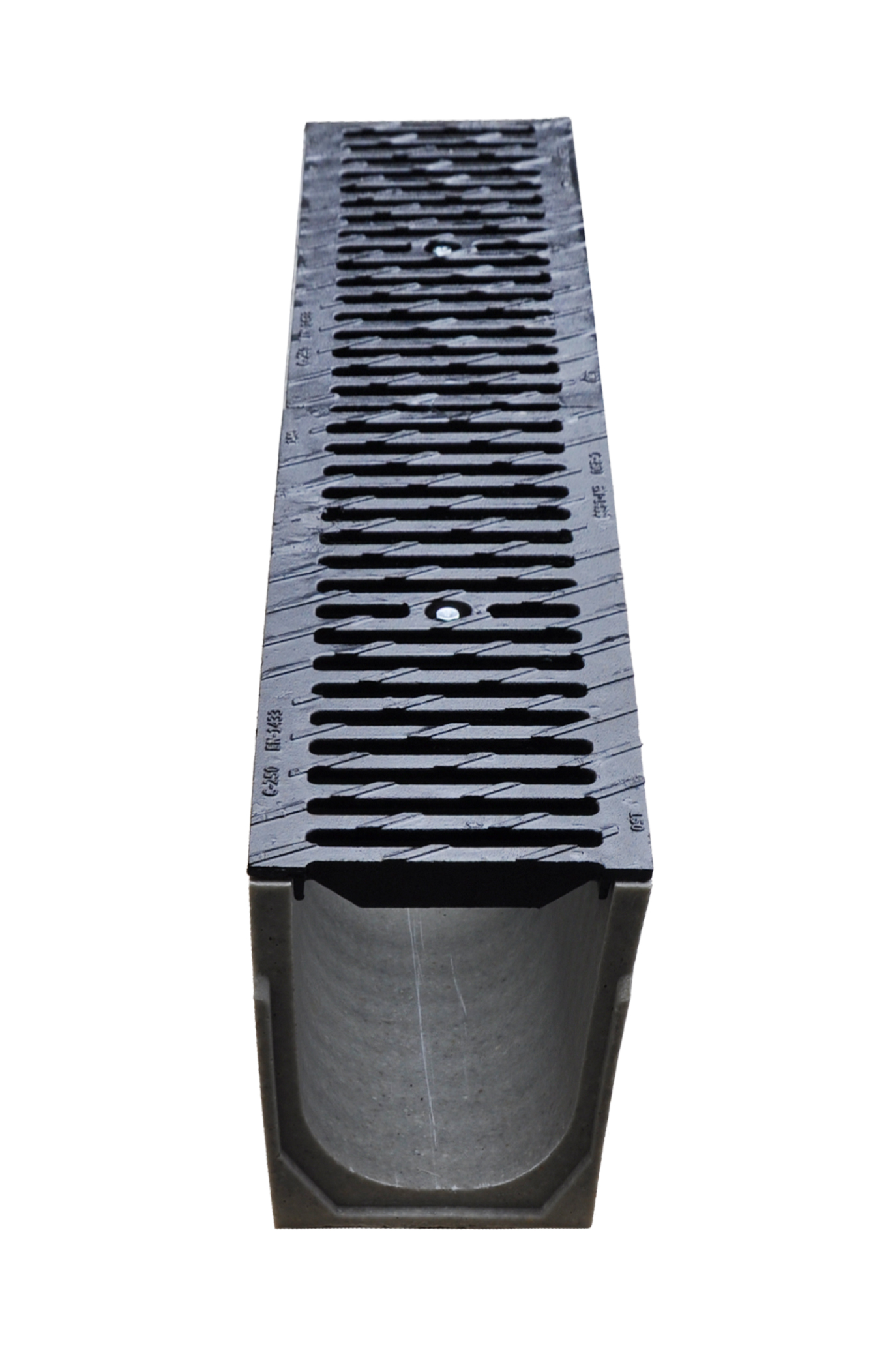 Gratar fonta canalizare cu rigola beton 1000x200x200 mm EN124 C250