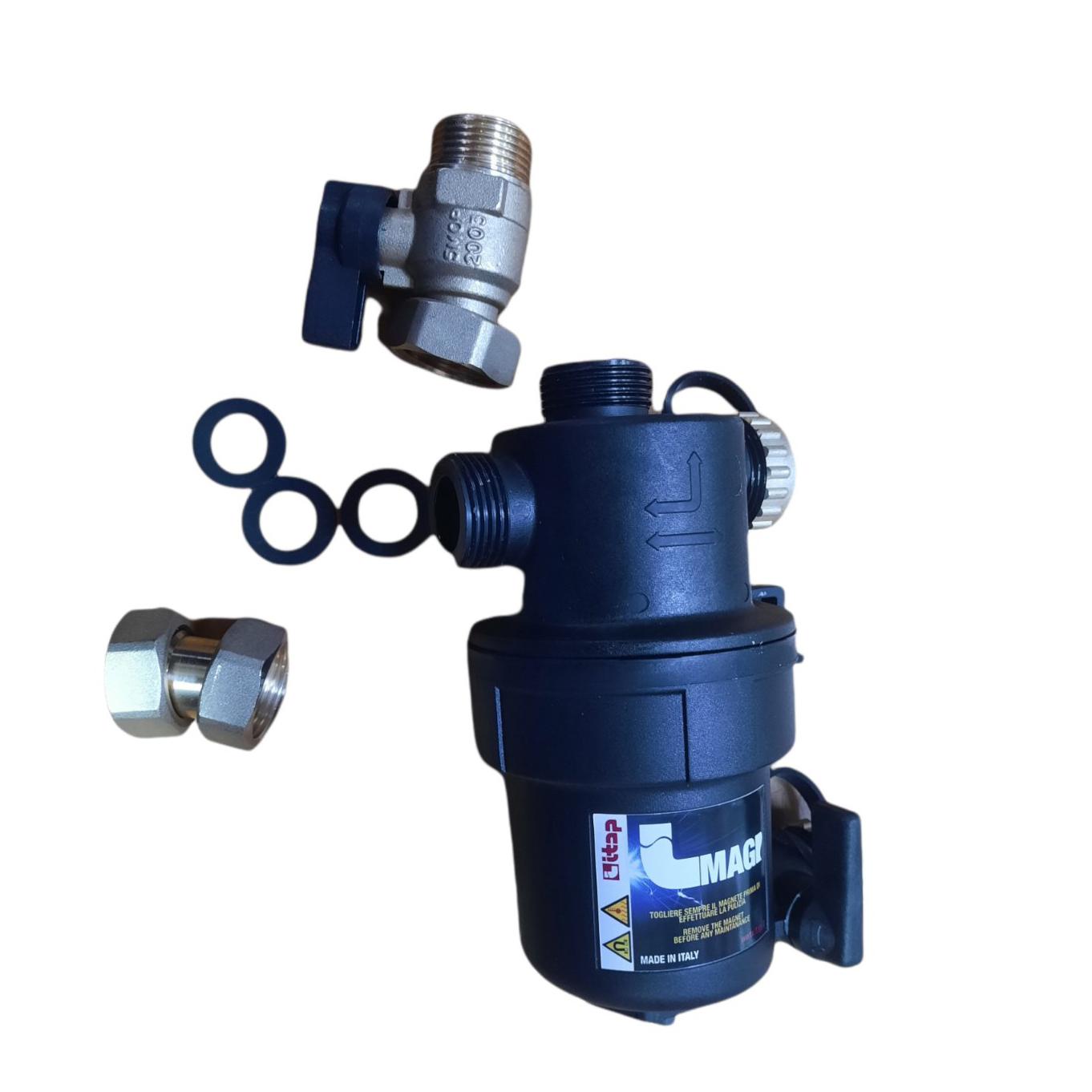 Filtru magnetic cu purjare pentru centrala termica D.  3/4" FI/FI COMPACT I-MAG DIRT Art. 188  ITAP