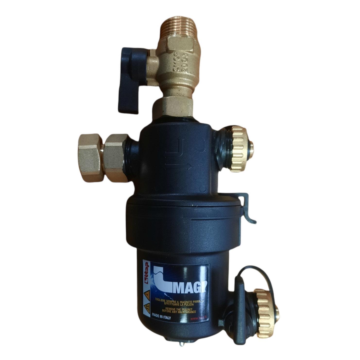 Filtru magnetic cu purjare pentru centrala termica D. 3/4" FI/FI COMPACT I-MAG DIRT Art. 188 ITAP