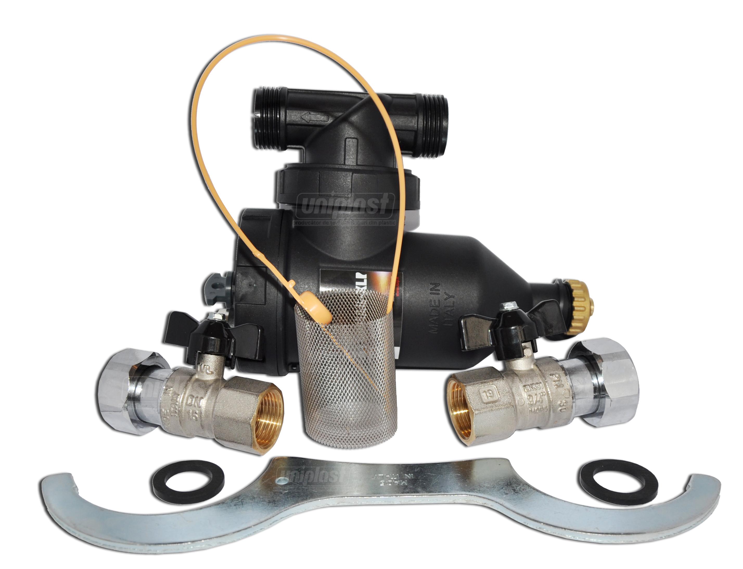 Filtru magnetic cu purjare pentru centrala termica D. 1" FI/FI STANDARD Art. 188S  ITAP