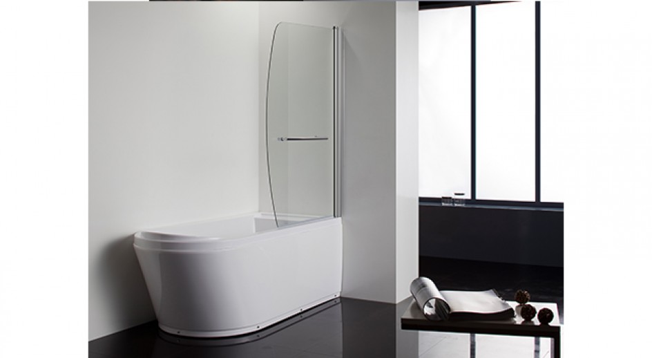 Paravan de cada din sticla 90 x 140 mm Alsu Vision (4940)