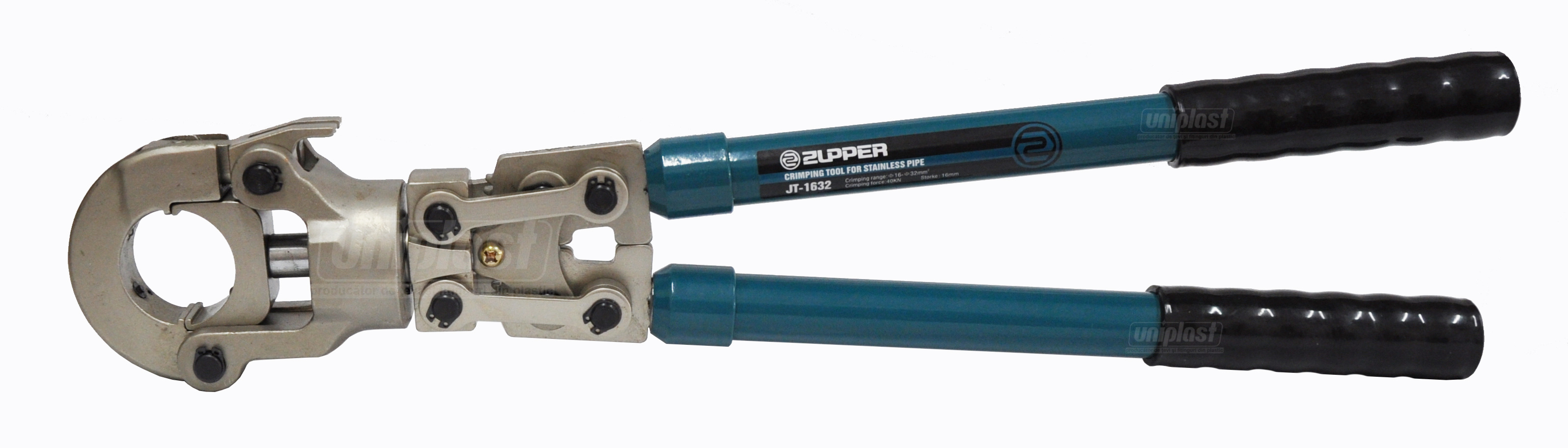 Cleste in trusa pentru sertizat tevi PEX-AL-PEX TH JT-1632 D. 16-20-26-32  ZUPPER