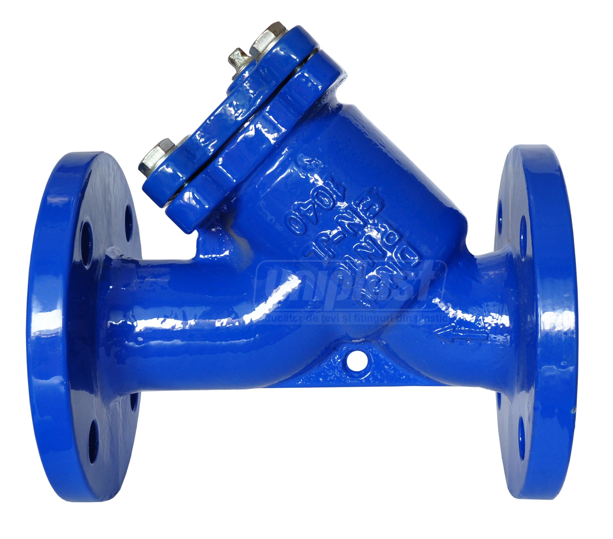 Filtru D.100 fonta cu flanse PN10/16 L=350 mm (8-19) (8 gauri)  WATO