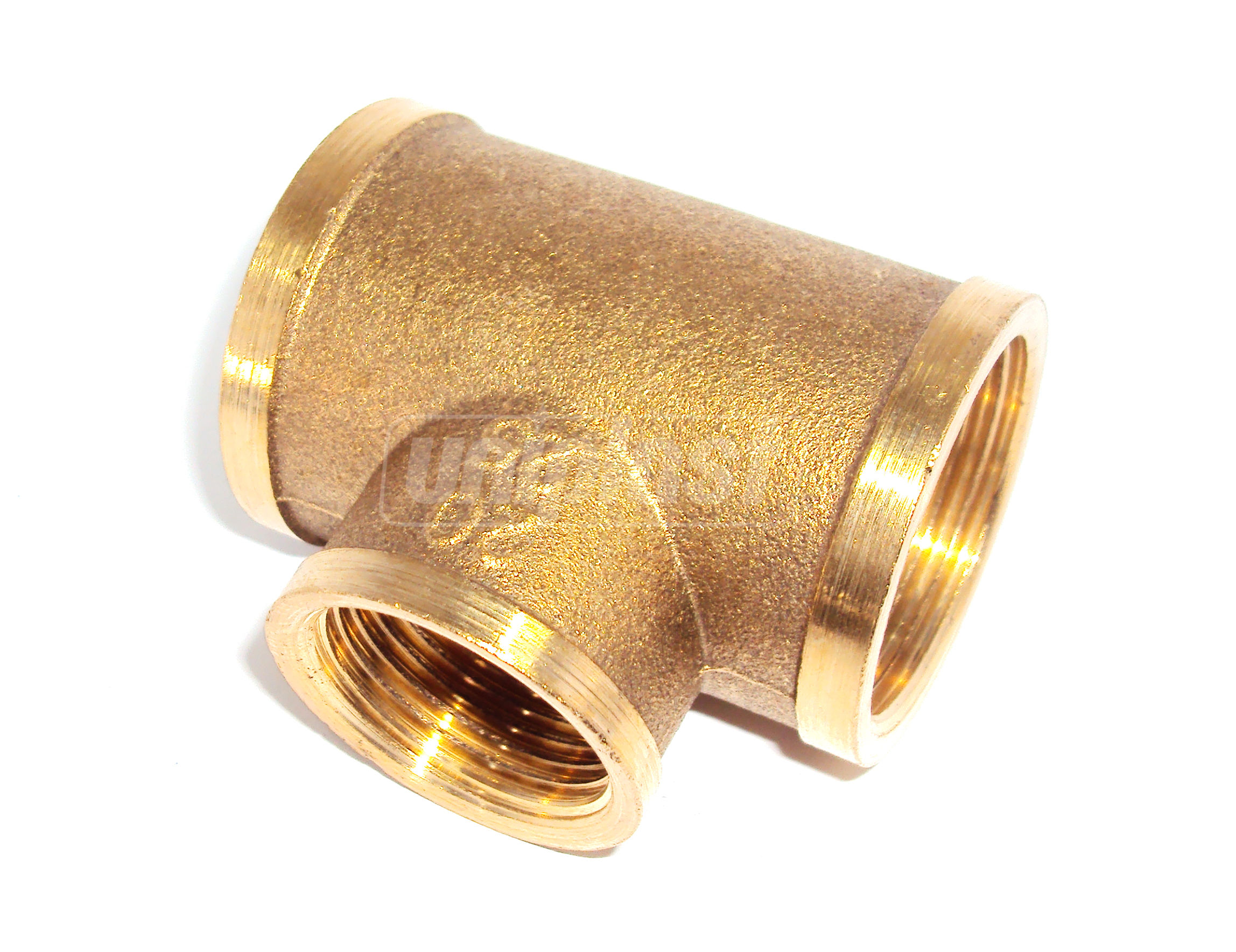 Тройник переходной D. 1" x 1/2" M бронзовый HY