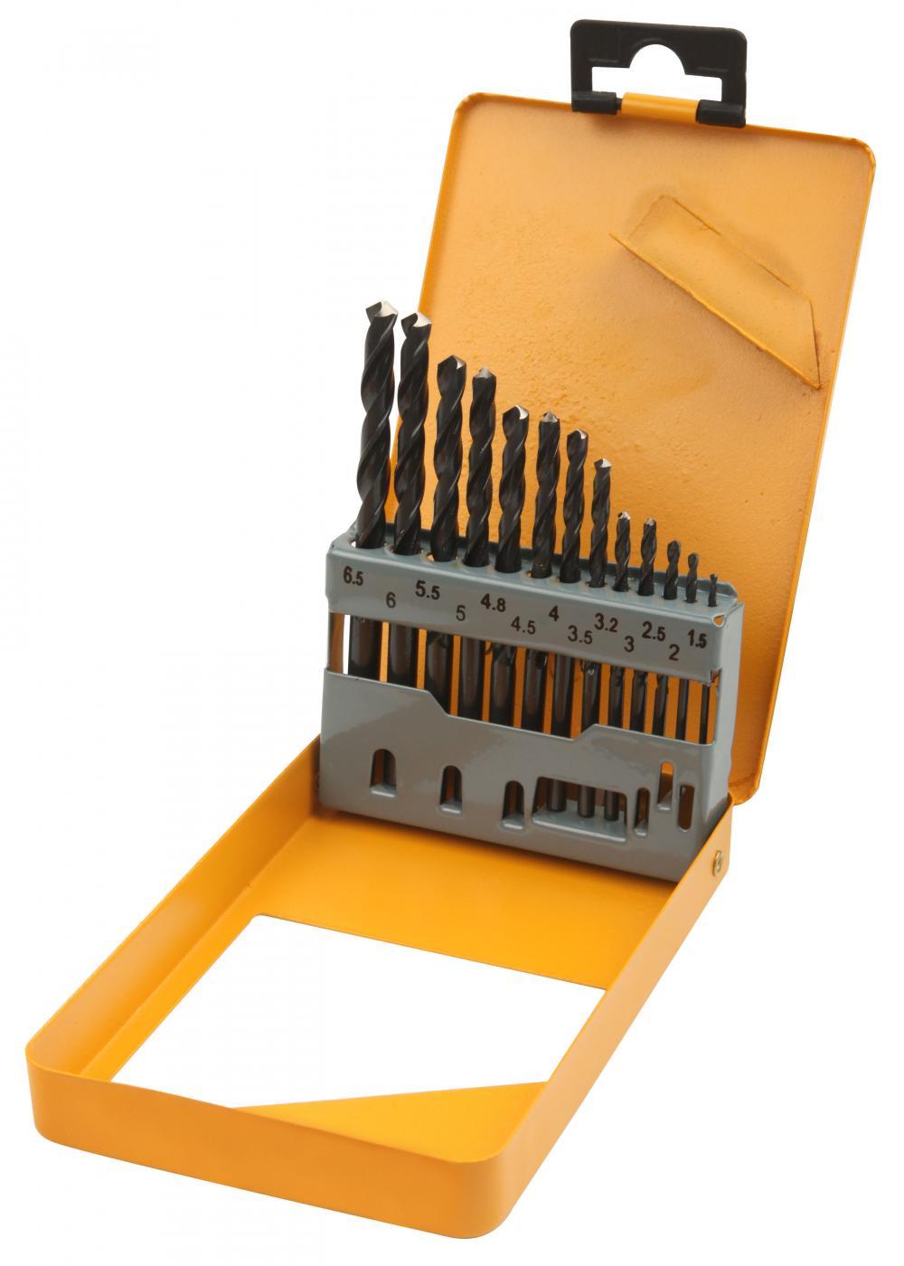 Набор сверл 1.5-6.5 мм (в наборе 13 шт.)  TOLSEN