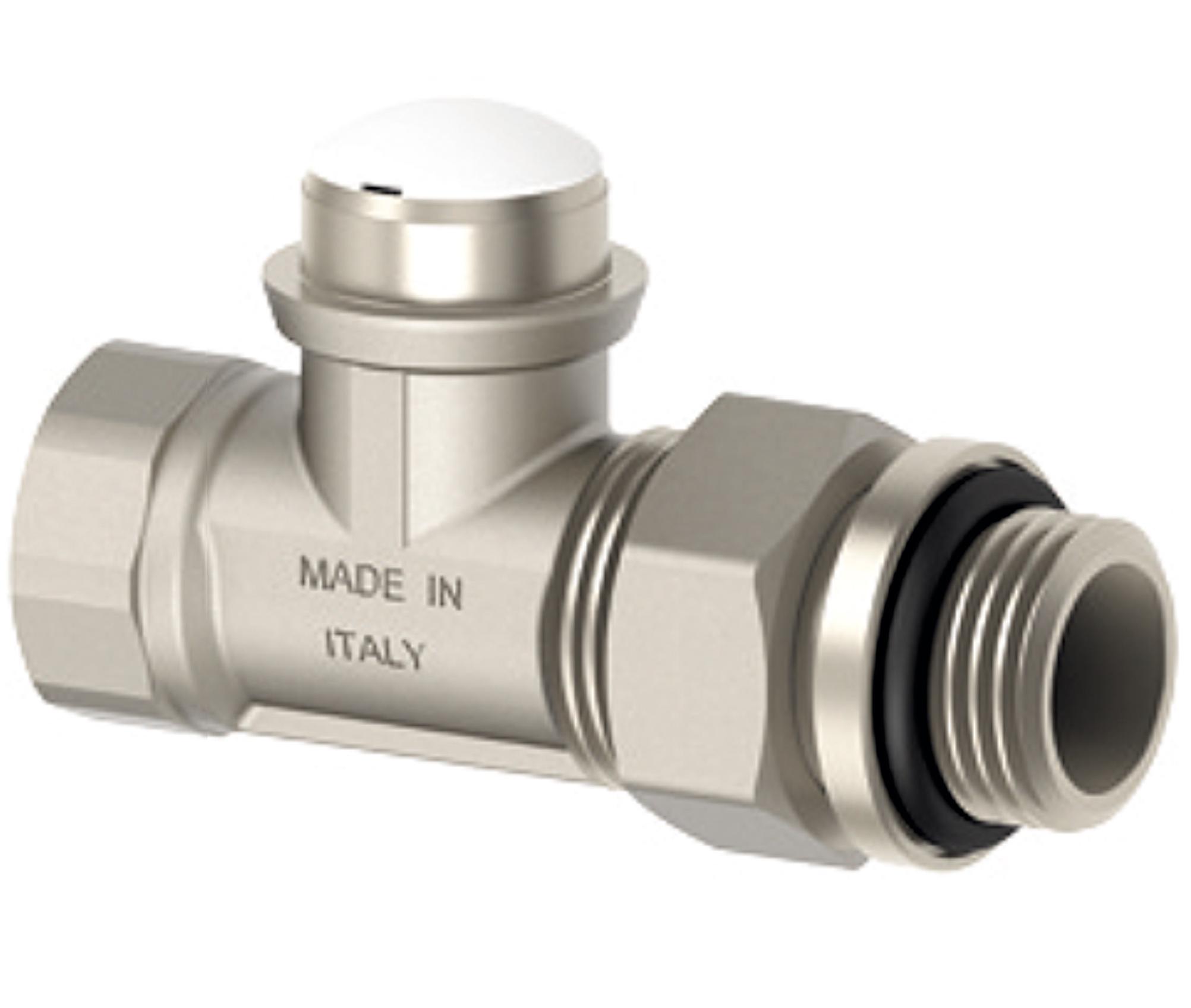 Robinet calorifer drept Retur D. 1/2" FI/FE cu garnitura  EMMETI CL