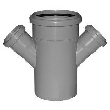 Ramificatie dubla PP D.110 x 50 / 45° SC