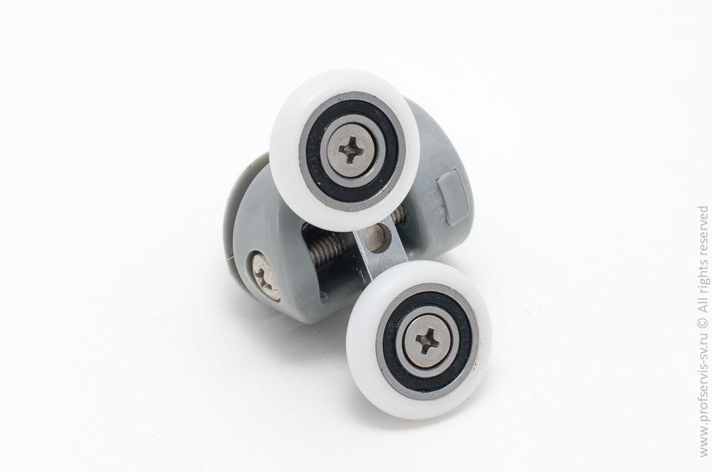 Ролик для душевой кабины двойной без амортизатора