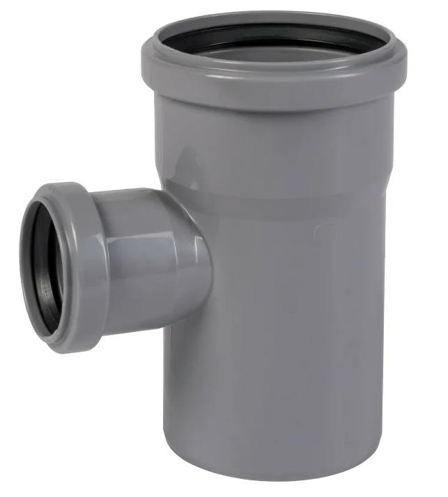 Ramificatie PP D.110 x 75 / 90° (gri)  OSTENDORF