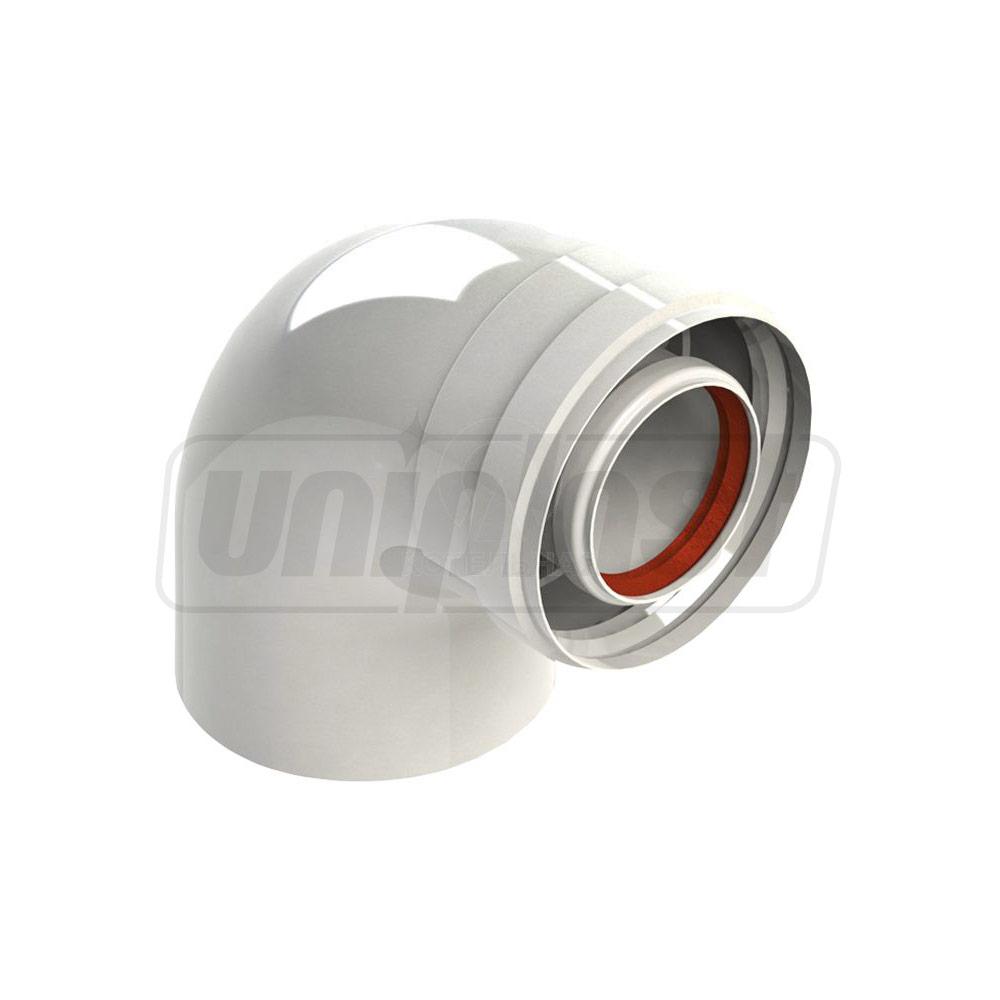 Cot cos fum 90° D. 60/100 FI/FI  IMMERGAS