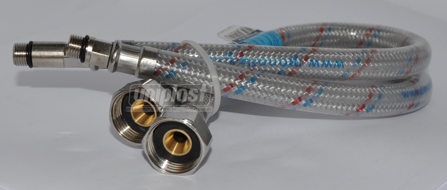 Иглы для смесителя гибкие OPTIMA L=0.4 м М-10 (пара) с ПВХ покрытием  MONOFLEX