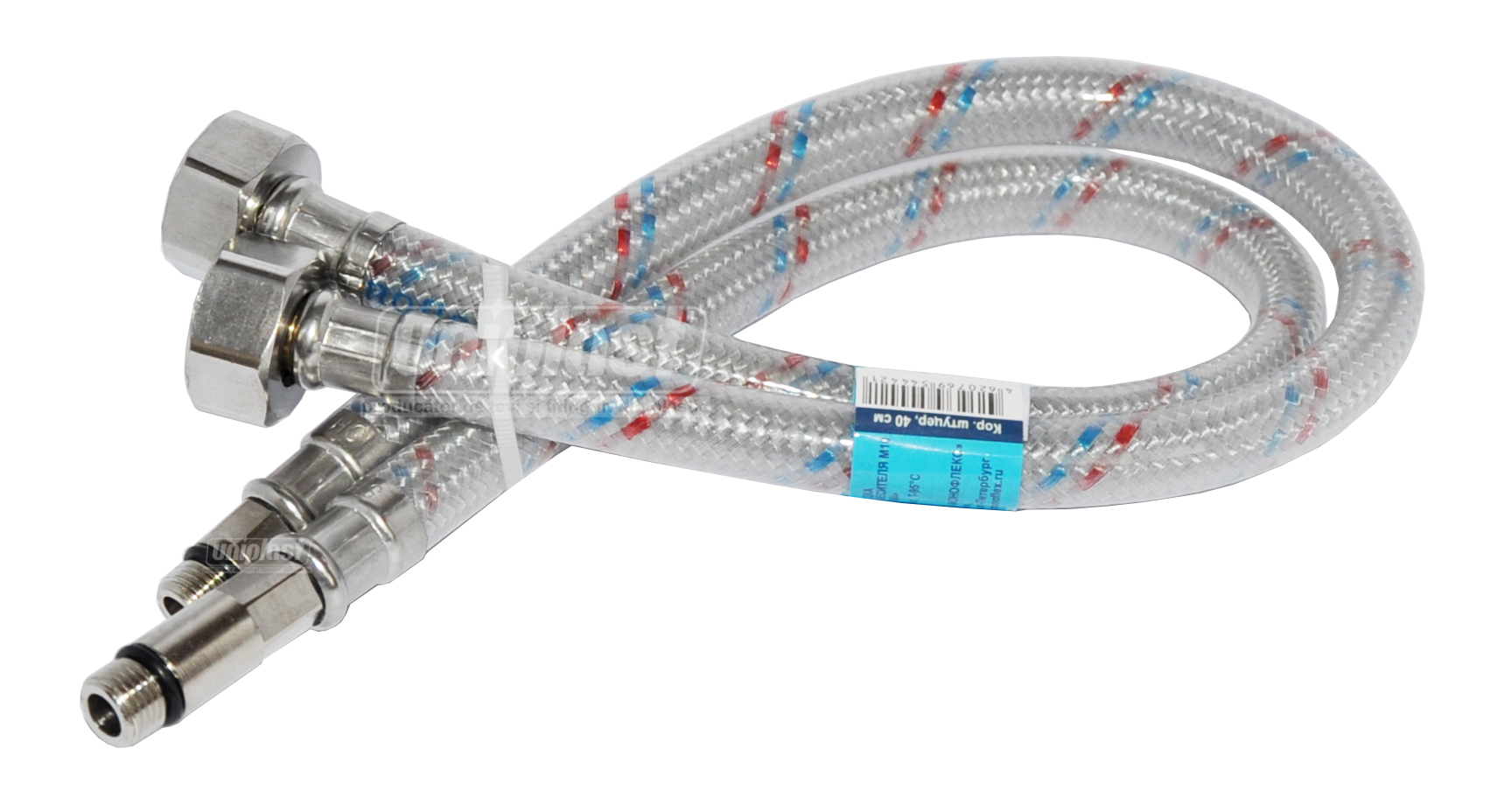 Иглы для смесителя гибкие OPTIMA L=0.4 м М-10 (пара) с ПВХ покрытием  MONOFLEX