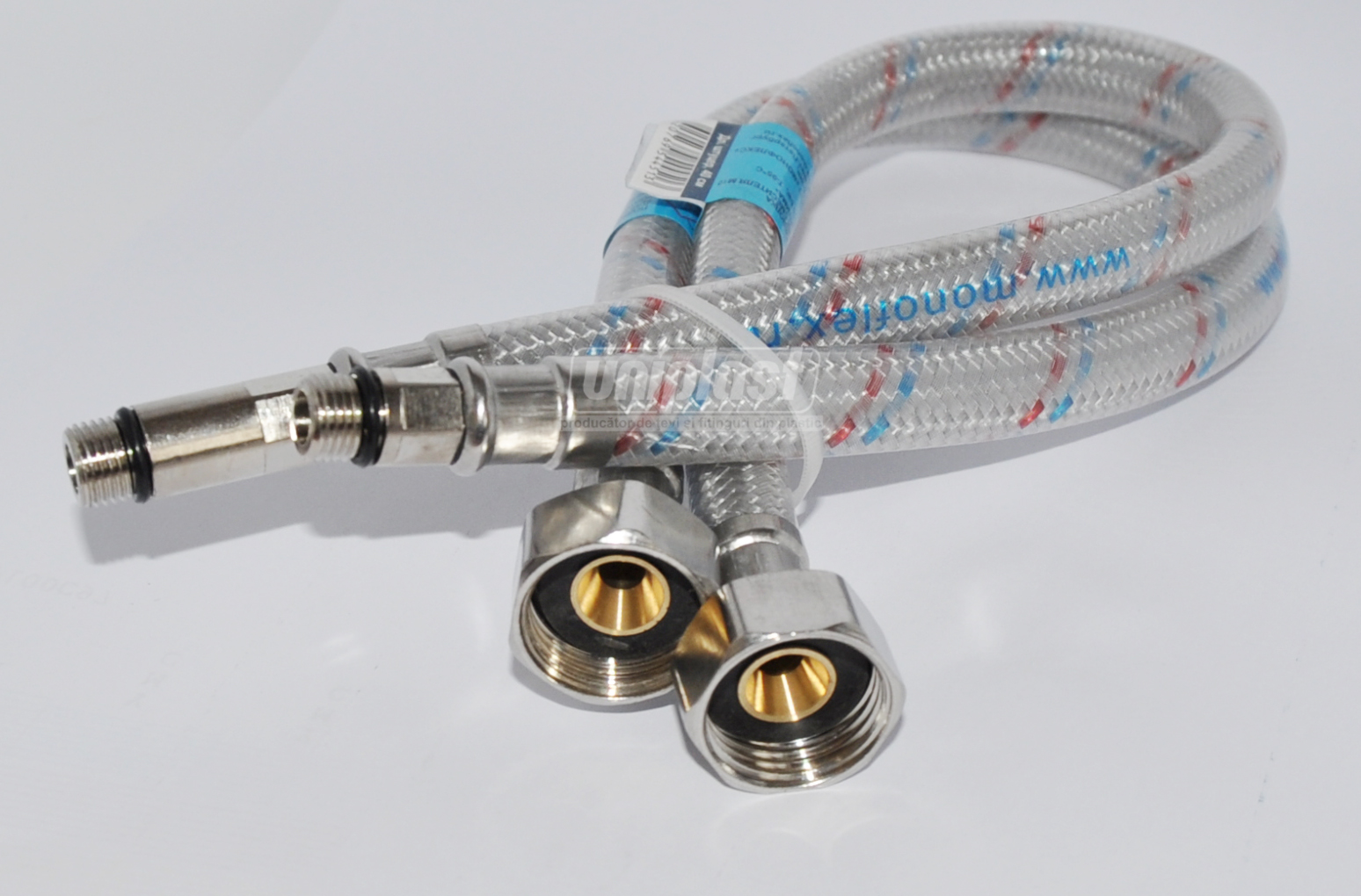 Иглы для смесителя гибкие OPTIMA L=0.4 м М-10 (пара) с ПВХ покрытием  MONOFLEX