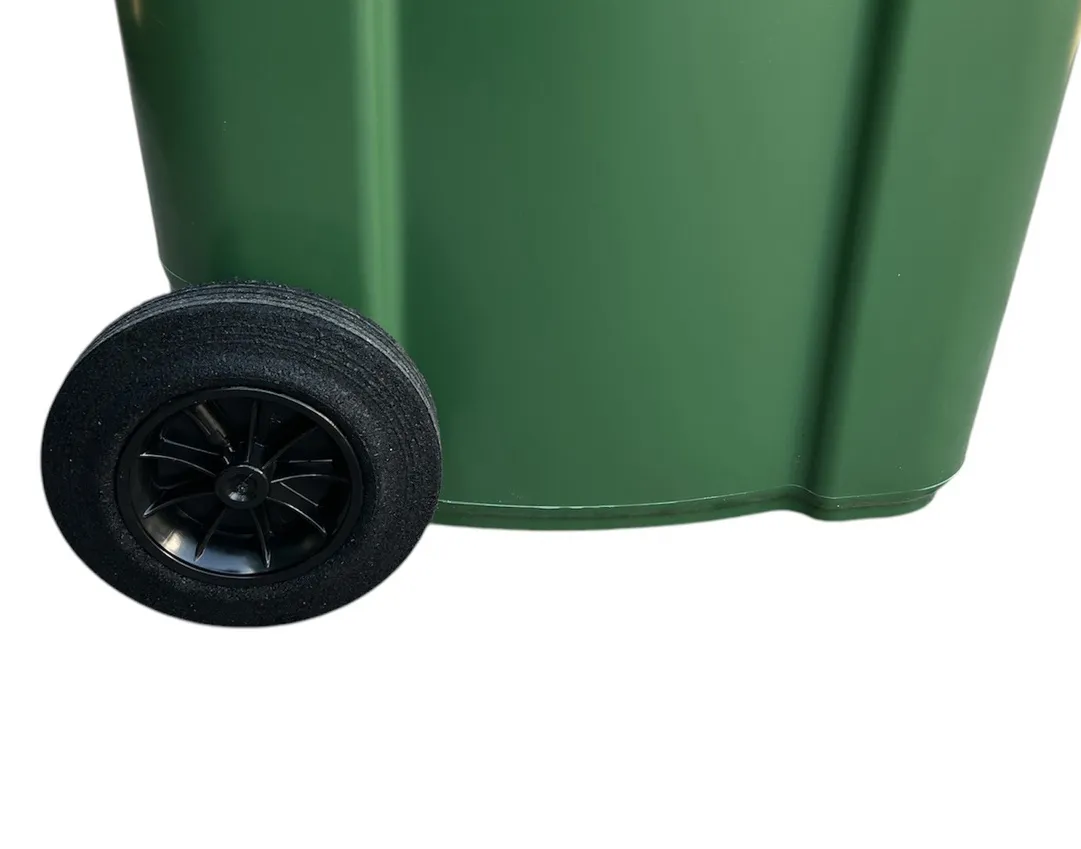 Cos pentru transportarea deseurilor  240 L pe roti (verde) UNI