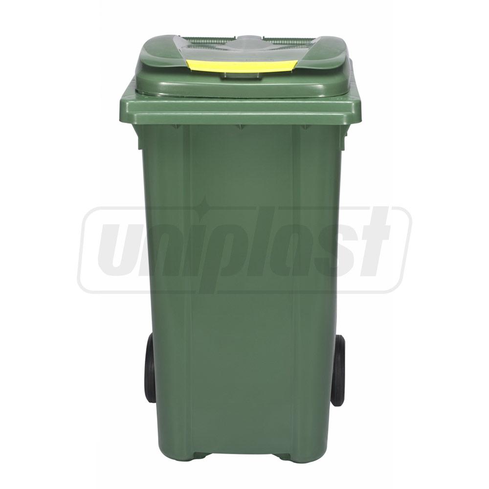 Cos pentru transportarea deseurilor 240 L pe roti (verde) UNI